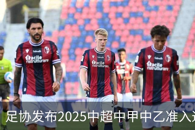 足协发布2025中超中甲中乙准入通知 11.25前提交材料